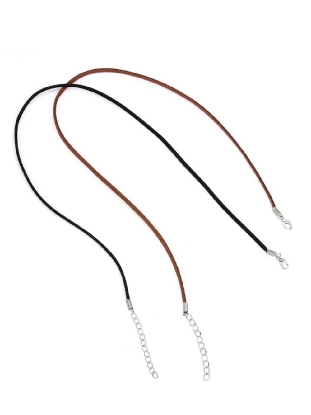 🔴 5 for $10 ONE Brown Suede Leather Cord Necklace Jewelry Making